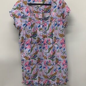Printfesh Women's cats nightgown size 1X NWOT